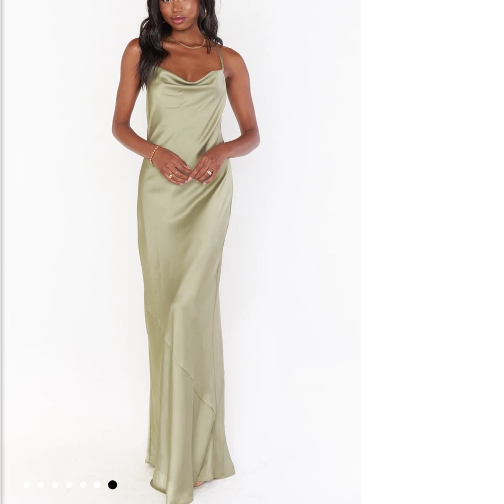 Show Me Your Mumu Moss Green Bridesmaid Dress- NEVER WORN